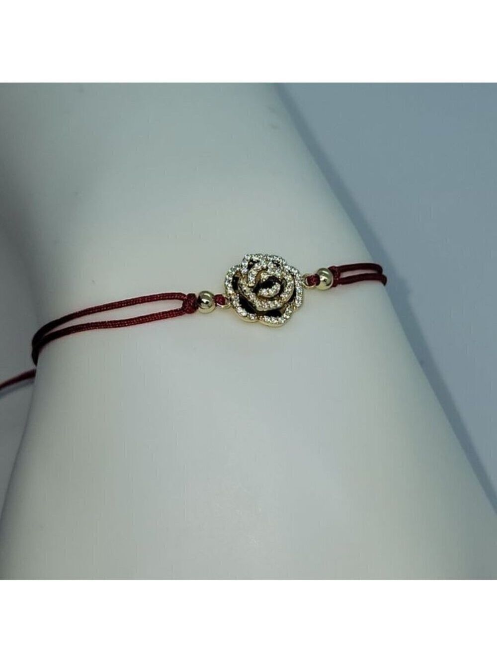 Adjustable Rose Design Bracelet – 925 Sterling Silver Beauty